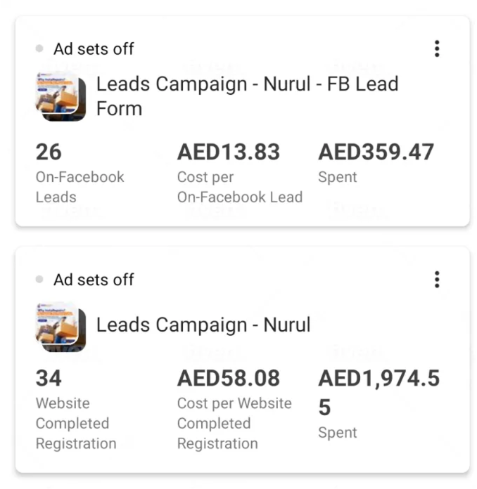 UAE LEAD CAMPAIGN REAL ESTATE